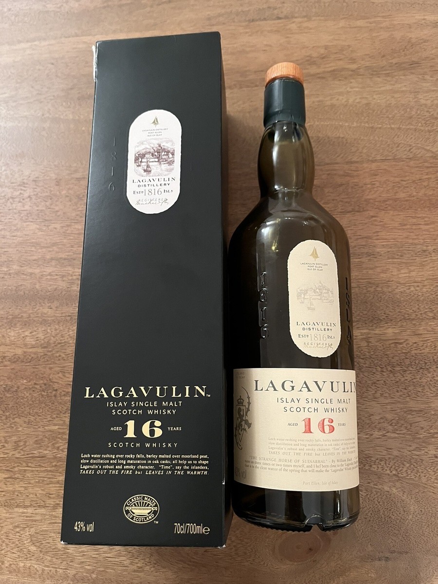 Lagavulin 16 YEARS Islay Single Malt Scotch Whisky EMPTY bottle