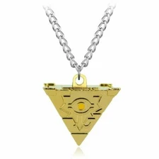 Yu-Gi-Oh 3D Millenium Puzzle 4 Sided Pyramid Metal Pendant NECKLACE