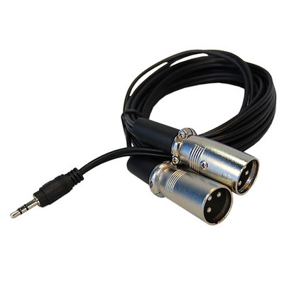 3M 0.3cm Trs A Doppio Maschio XLR Cavo Splitter Per M-AUDIO BX5a / BX5 D2