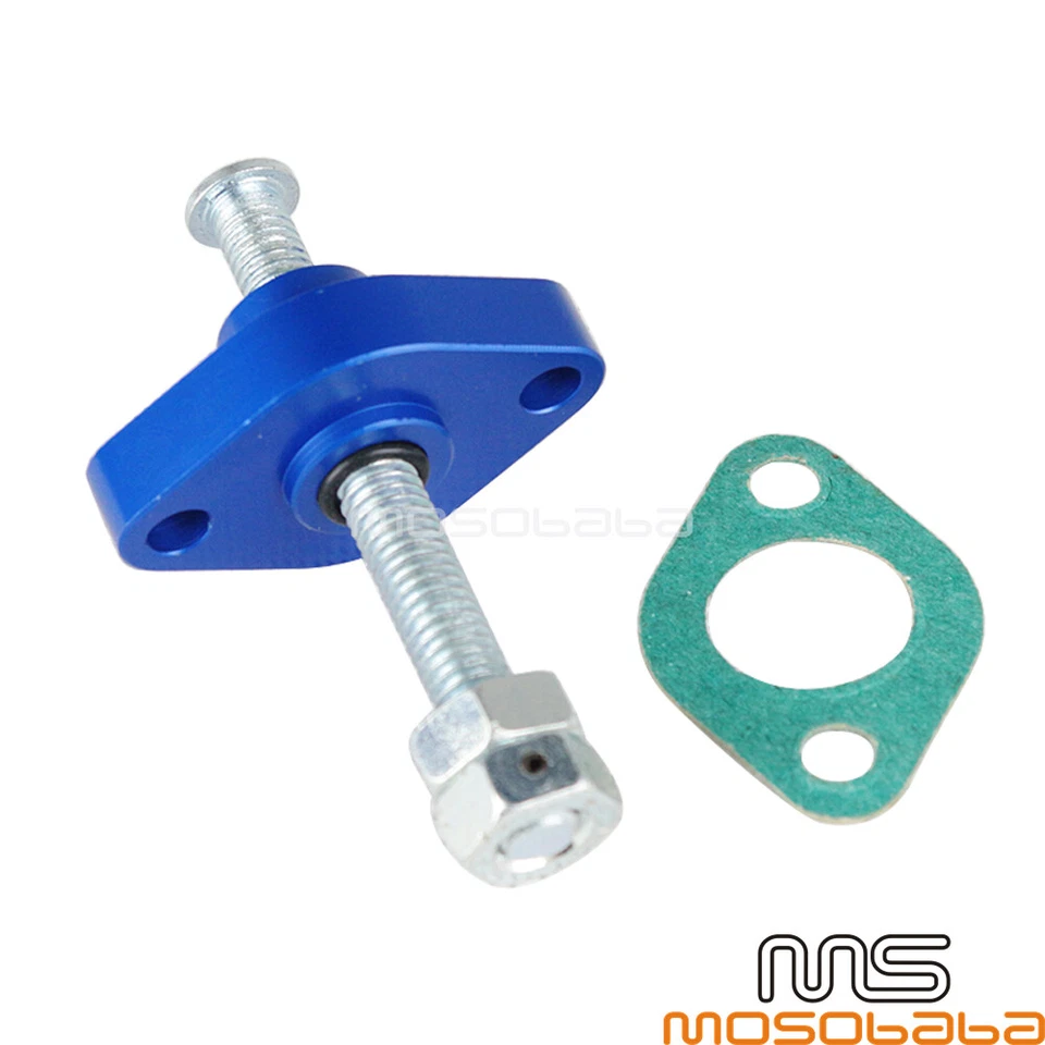 Tensores de cadena de leva manuales azules para Suzuki GN250 GS500E GS500F GSF400 GSXR750 Foto 4 de 4