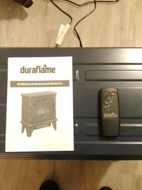 Duraflame Slate Blue Fireplace Space Heater