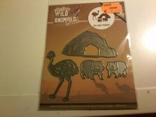 SALE CUTTING DIES  FOR SCRAPBOOKING WILD ANIMALS   NEW JJ1282 