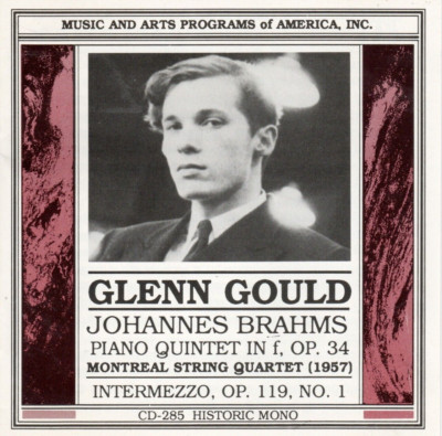 Brahms PIANO QUINTET IN F MAJOR OP. 34 Glenn Gould Mono Japan | sehr gut (C7282)