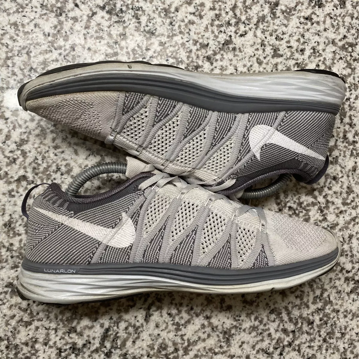 Flyknit Lunar 2 Gray Running Shoes [620658-011] Women's Size 10 / Men's | eBay