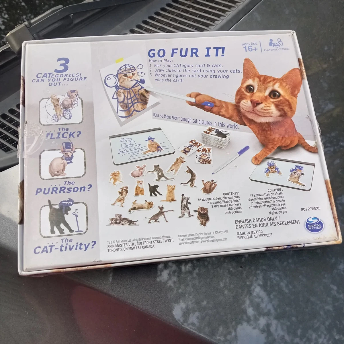 Spin Master The Cat Game Drawing Card Game for sale online