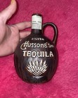 Rare Hussong Silver Tequila Round Bottle Clay Vase Jug Bar Home Decor — photo 2