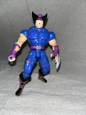 X-Men Classics Wolverine Blue Purple Marvel Action Figure Toy Biz