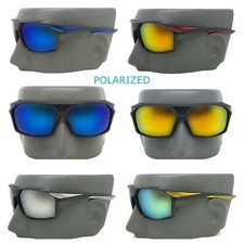 New Vision Driving Glasses Polarized Sunglasses Anti Glare Sports Mirrored Lens