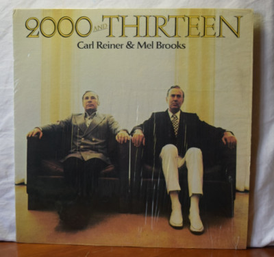 CARL REINER & MEL BROOKS-2000 AND THIRTEEN-1973 LP-ORIGINAL SHRINK EX/VG+