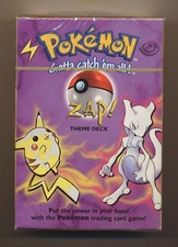 Pokemon Set Base ZAP! Mazzo Tematico COULISSE ORO SIGILLATA IN FABBRICA!! Senza ombre?