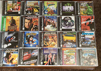 LOT 7 PS1 GAMES PLAYSTATION Teen T one Mature M all complete manual black  label $15.50 - PicClick