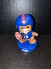 Vintage 1980s RUSS New York Giants NFL Football Teddy Bear Ink Stamper Figurine