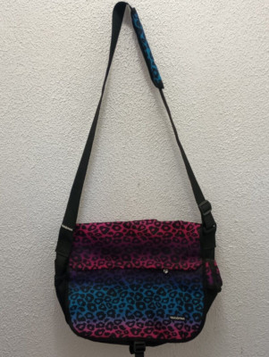 Yak Pak Messenger Bag 13'' x 18'' Leopard Cheetah Travel Tote Shoulder Bag