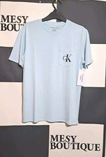 Calvin Klein Kids Boys T-Shirt Blue Large 14-16 Yrs Cksgb49f-433