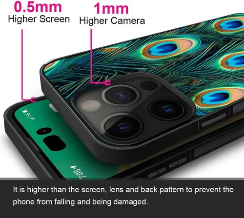 Aesthetic Case magical peacock Neon art For Apple iPhone Samsung Galaxy Motorola - 第 23/25 張圖片