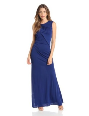 BCBGMAXAZRIA Women's Simone Draped Dress # Small