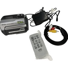 JVC Everio 30GB Dual Memory Camcorder GZ-MG130U Bundle 34x Optical Zoom EUC