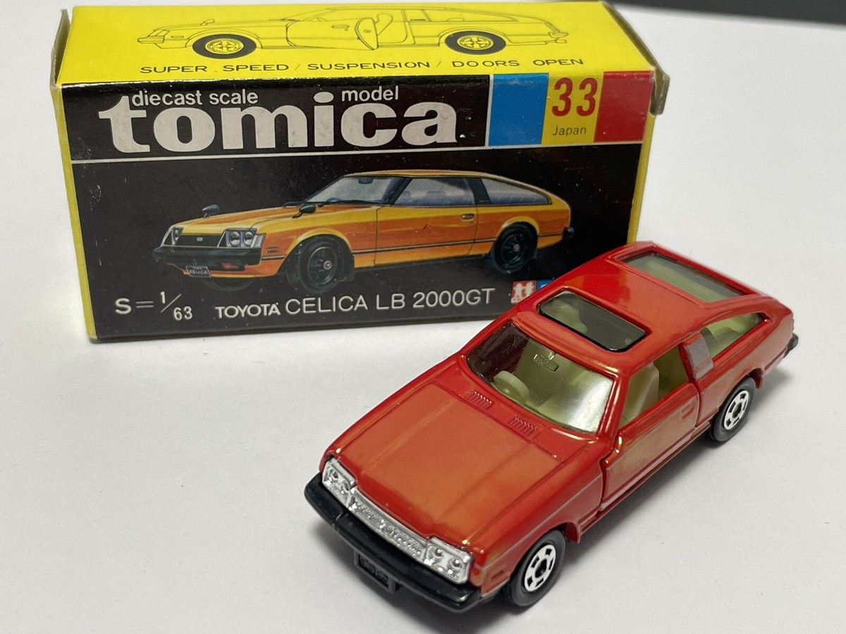 Tomica 33 Toyota Celica LB 2000GT - Japan Vintage Boxed Die Cast