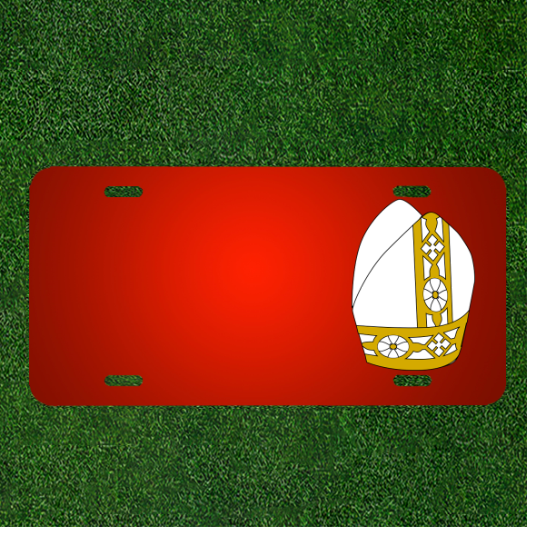 Custom Personalized License Plate With Add Names To Catholic Christian