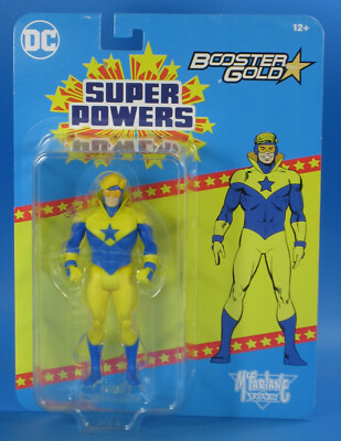 DC Booster Gold 4.5'' Action Figure 2024 Super Powers JLA Comic Retro McFarlane