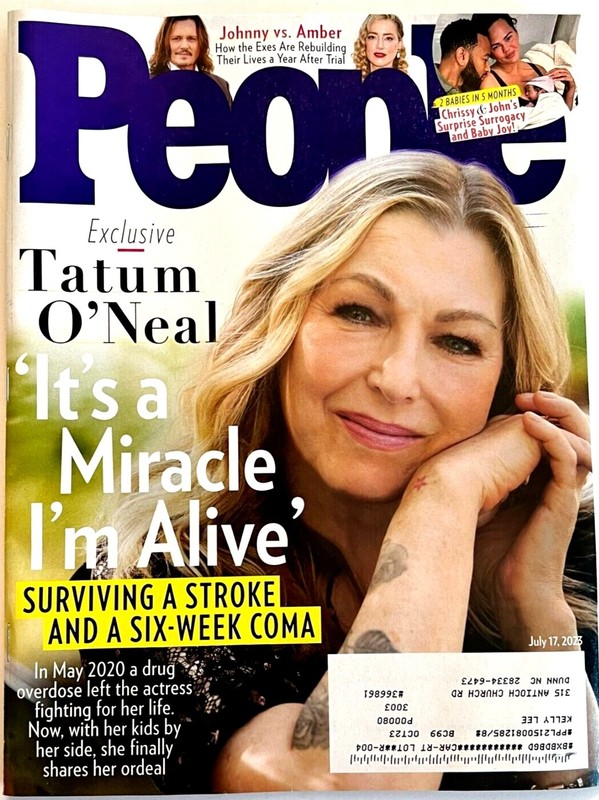 People Magazine Tatum O'Neal Johnny Depp July 17 2023 Issue New