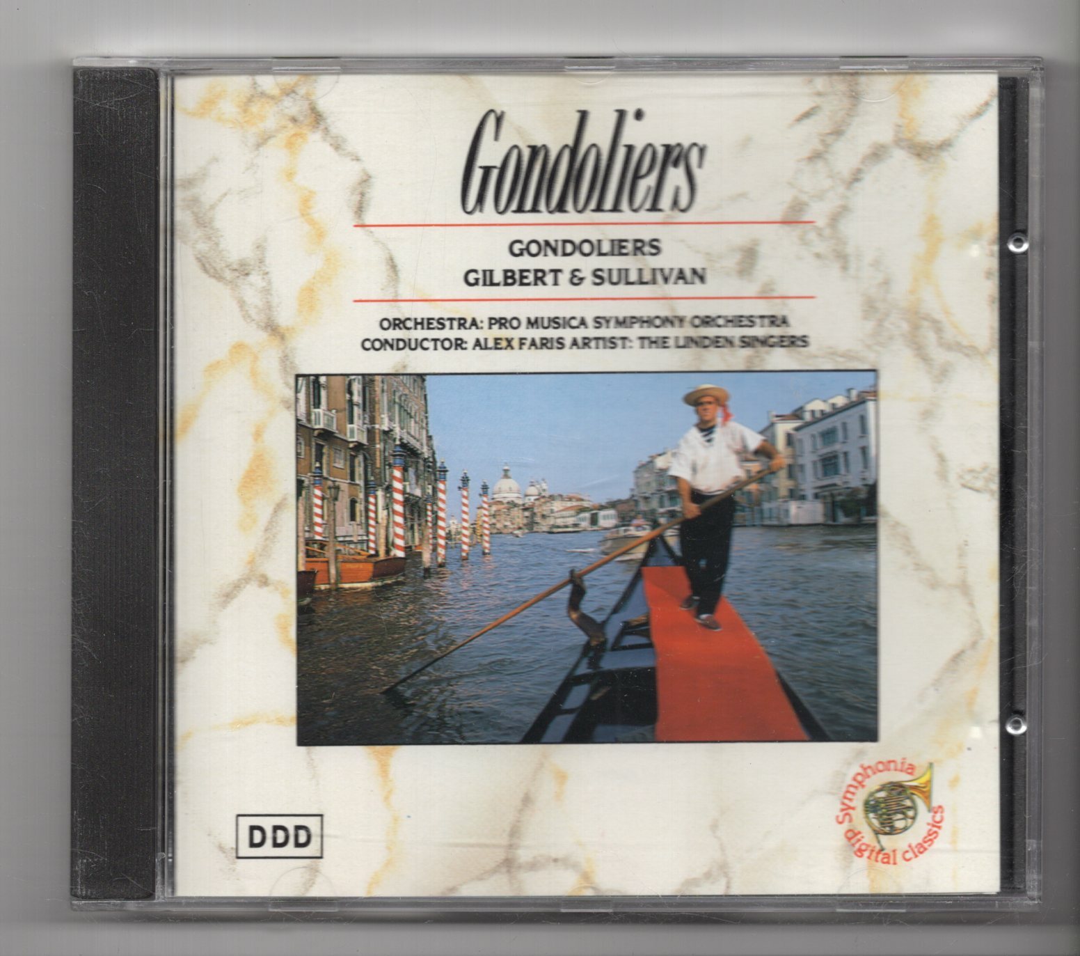 (JV264) Gilbert & Sullivan, Gondoliers - Pro Musica Symphony Orchestra - CD