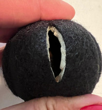 32 Black Precut Pre-Cut Tennis Ball Chair Glides, Bulk Discount, Heavy Duty 