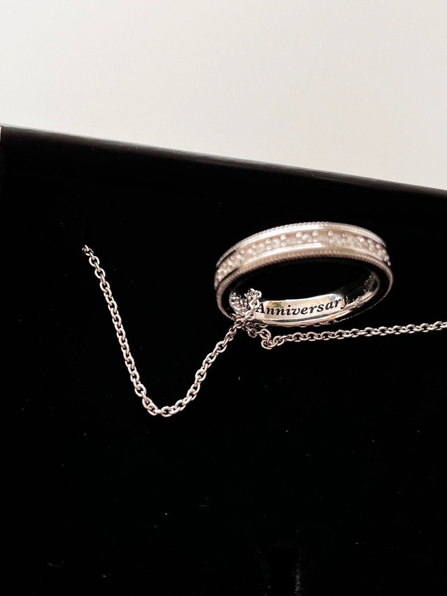 SHINee 11th Anniversary INFINITY RING Silver Size 86 x 86 x 37 mm