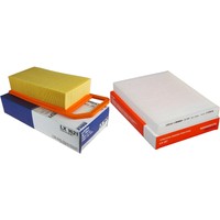Mahle / Knecht Set Filterpaket Innenraumfilter LA 437 Luftfilter LX 1621