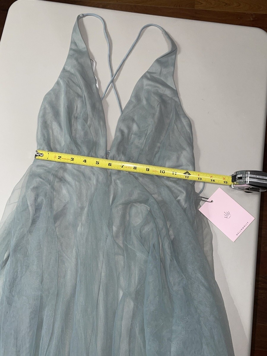 Hello Molly Women's Kiss The Girl Midi Dress Sage Size Medium | eBay