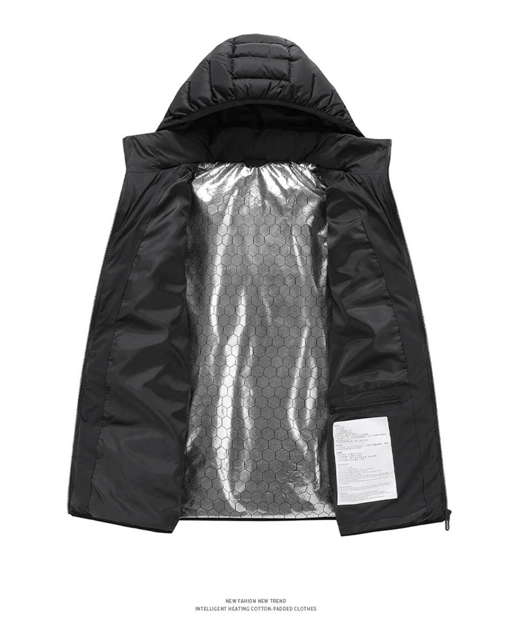 21 Areas Men Heated Jacket USB Electric Heating Vest Winter Outdoor Warm Coat - product detail image 14