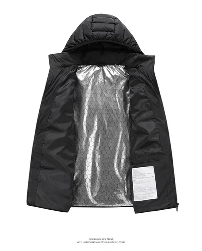21 Areas Men Heated Jacket USB Electric Heating Vest Winter Outdoor Warm Coat - Picture 14 of 27