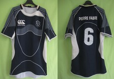 Maillot Rugby Castres Olympique Bleu Porté #6 Canterbury Vintage jersey - XL