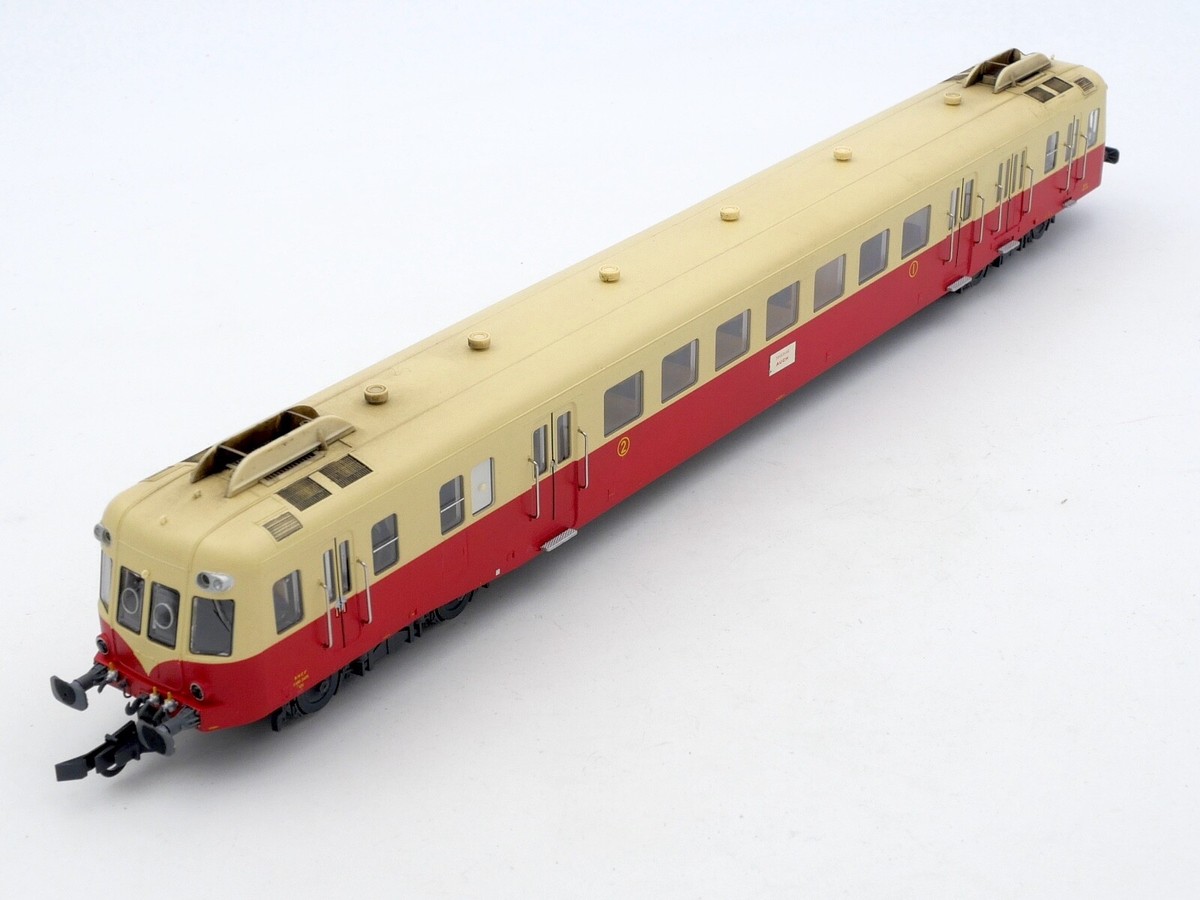 Autorail Diesel Electrotren X2400 XABDP 2436 SNCF Crème/rouge - Neuf Et Rare