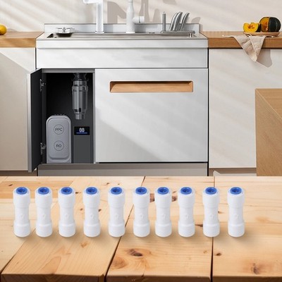 Essential 10 Stück gerade Schnellkupplungs-Rückschlagventile für RO-Systeme
