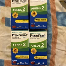 4х Preservision Areds 2 - Three Bottles 90 Count Each Exp. 2026 Free Shipping