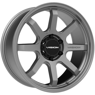 Vision 351 Flow 17x8.5 6x5.5'' -10mm Gunmetal Wheel Rim 17'' Inch