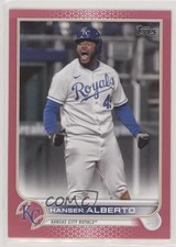2022 Topps Series 1 Mother's Day Hot Pink 10/50 Hanser Alberto #53 fm0