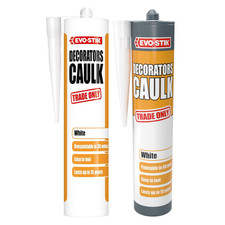 Evo-Stik Decorators Caulk Filler Grab Sealant C20 C30 White 310ml