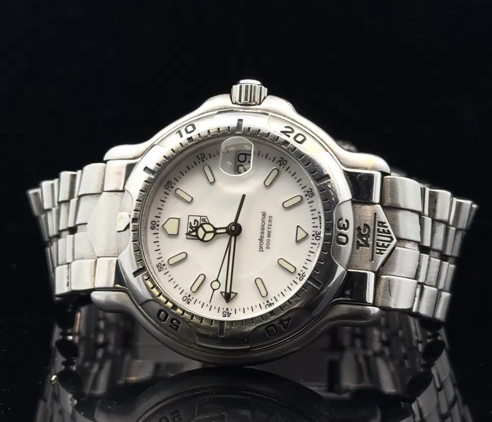 時計 TAG HEUER Professional WH1151-K1 Tag Heuer 6000 WH1151-K1 Stainless Steel & 18K Yellow Gold