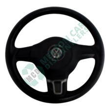 RED VOLKSWAGEN POLO 2010 STEERING WHEEL