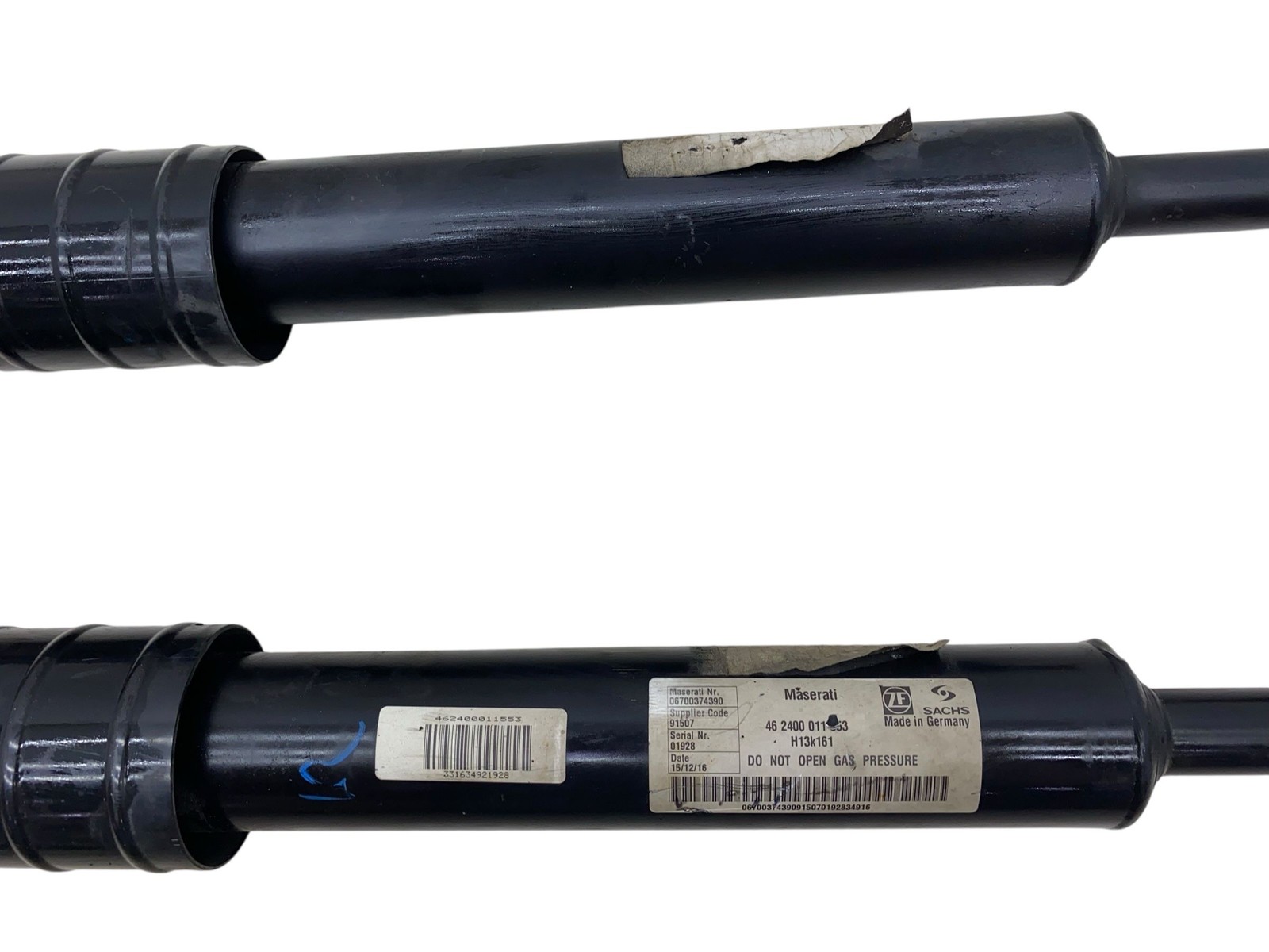 2017-2022 MASERATI LEVANTE LH REAR LEFT & RIGHT STRUT SHOCK ABSORBER SET (2) 40K