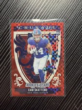 2025 Panini Rookies & Stars Cam Skattebo Crusade #21 Red Plaid Prizm (RC)