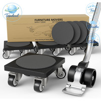 MöBel Transportroller Set 360° Drehbar Max. 227 KG MöBelheber FüR Schwere MöBel