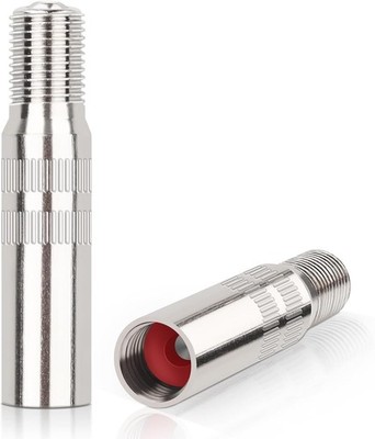 2 Stück Ventilverlängerung Autoventil, 39mm Ventilverlängerungen Adapter Kupfer 
