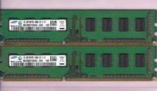 4GB 2x2GB PC3-10600 SAMSUNG M378B5773DH0-CH9 DDR3-1333 Desktop Ram Memory Kit