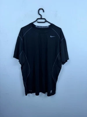 Maillot Nike Pro Combat Fitted Homme Noir Gris Xxl | Compression Sport Training - Photo 1/4