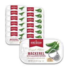 King Oscar Mackerel in Olive Oil with Jalape�...