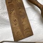 Wooden Reusable Cookie Stamp Rectangular Animal Pattern Brown 1-Pack — photo 2
