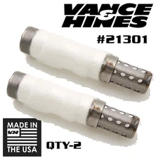 2 Vance & Hines Quiet Baffle Shortshots Staggered / Sideshots / Straightshots HS